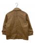 NOUNLESS (ナウンレス) Crash Fake Leather Jacket ブラウン サイズ:1：16000円