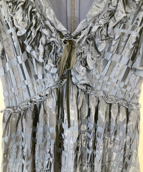 Kate Spade（ケイトスペード）Kate Spade (ケイトスペード) Madison ave シルクワンピース　NJMU9358 ネイビーの古着・服飾アイテム