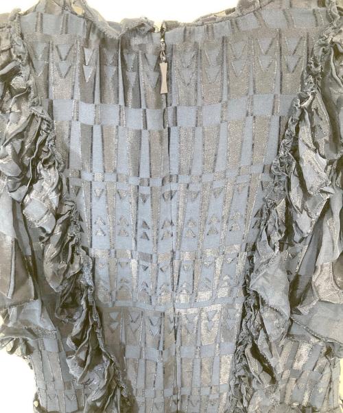 Kate Spade（ケイトスペード）Kate Spade (ケイトスペード) Madison ave シルクワンピース　NJMU9358 ネイビーの古着・服飾アイテム