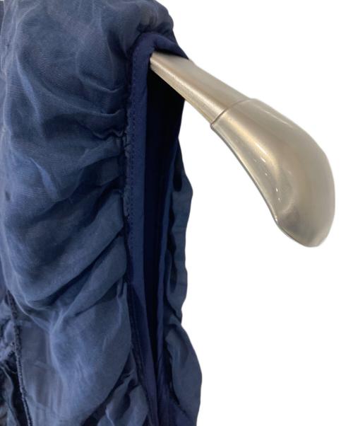 Kate Spade（ケイトスペード）Kate Spade (ケイトスペード) Madison ave シルクワンピース　NJMU9358 ネイビーの古着・服飾アイテム