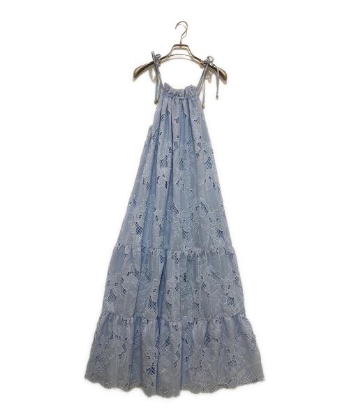 Crayme（クレイミー）Crayme (クレイミー) Shell Dance Dress ブルー サイズ:Fの古着・服飾アイテム