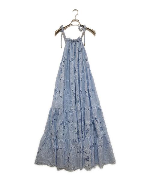 Crayme（クレイミー）Crayme (クレイミー) Shell Dance Dress ブルー サイズ:Fの古着・服飾アイテム