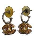 CHANELシャネル）の古着「ダブルフープ/ココマークピアス」｜シルバー