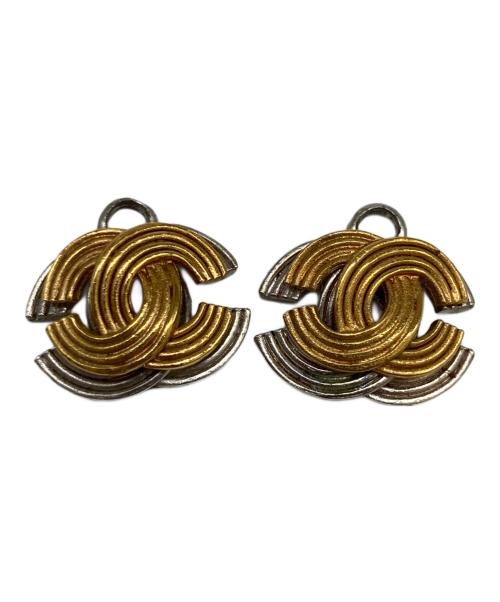 CHANEL（シャネル）CHANEL (シャネル) ダブルフープ/ココマークピアス シルバーの古着・服飾アイテム