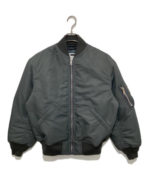 H BEAUTY&YOUTH（エイチ ビューティー&ユース）H BEAUTY&YOUTH (エイチ ビューティー&ユース) OLMETEX社別注 MA-1ジャケット　1225-186-0132 グレー サイズ:Sの古着・服飾アイテム