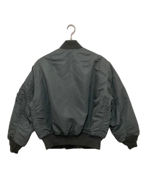 H BEAUTY&YOUTH（エイチ ビューティー&ユース）H BEAUTY&YOUTH (エイチ ビューティー&ユース) OLMETEX社別注 MA-1ジャケット　1225-186-0132 グレー サイズ:Sの古着・服飾アイテム