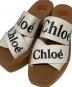 中古・古着 Chloe(クロエ) (クロエ) Woodyウェッジエスパドリーユ ベージュ サイズ:SIZE　37：25000円
