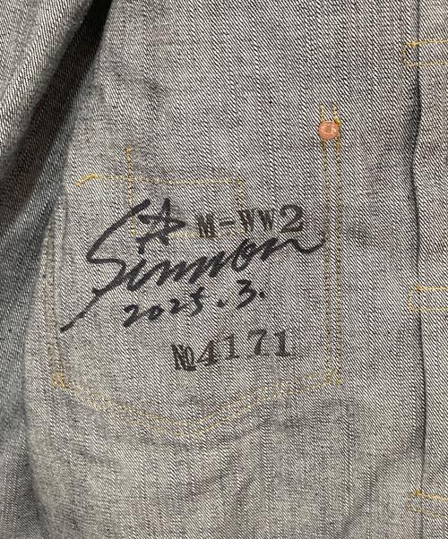 One Piece of Rock(ワンピースオブロック)（ワンピースオブロック）One Piece of Rock(ワンピースオブロック) S406XXX M-WW2 San Francisco デニムジャケット サンフランシスコ 25年3月製造 4171J 旧力織機 大戦モデル T BACK  サイズ:50の古着・服飾アイテム