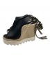 STELLA McCARTNEY (ステラマッカートニー) ガイア アルターマット ピープトゥ ウェッジソール ブラック サイズ:36：25000円