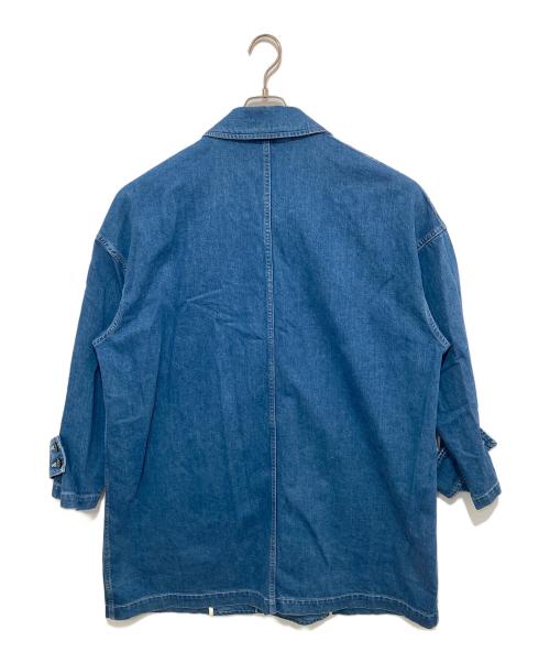 MACKINTOSH(マッキントッシュ)（マッキントッシュ）MACKINTOSH(マッキントッシュ) (マッキントッシュ) ハンビー ヴィンテージウォッシュジャパンデニムオーバーサイズドバルカラーコート/デニムコート インディゴ サイズ:34の古着・服飾アイテム