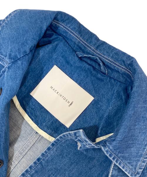 MACKINTOSH(マッキントッシュ)（マッキントッシュ）MACKINTOSH(マッキントッシュ) (マッキントッシュ) ハンビー ヴィンテージウォッシュジャパンデニムオーバーサイズドバルカラーコート/デニムコート インディゴ サイズ:34の古着・服飾アイテム