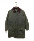 Barbour(バブアー)バブアー）の古着「SL BORDER SL ボーダー 1502121 イングランド製 3ワラント オイルド」｜オリーブ