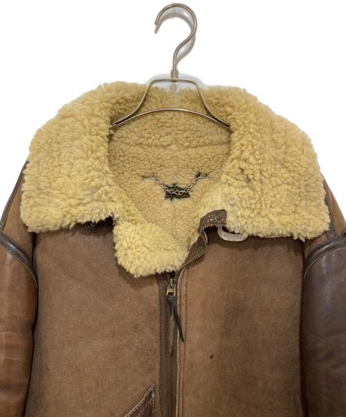 VANSON（バンソン）VANSON (バンソン) B-3ムートンジャケット / 大戦モデル ブラウン サイズ:38の古着・服飾アイテム