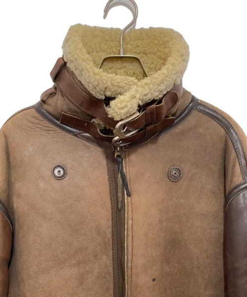 VANSON（バンソン）VANSON (バンソン) B-3ムートンジャケット / 大戦モデル ブラウン サイズ:38の古着・服飾アイテム