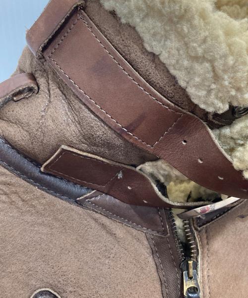 VANSON（バンソン）VANSON (バンソン) B-3ムートンジャケット / 大戦モデル ブラウン サイズ:38の古着・服飾アイテム