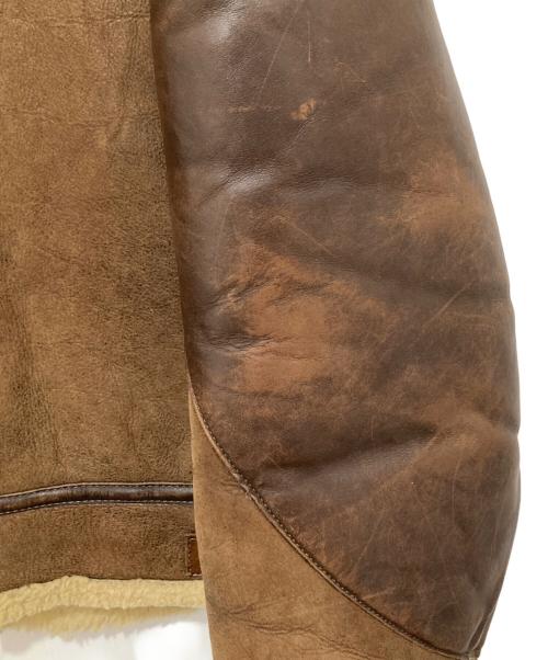 VANSON（バンソン）VANSON (バンソン) B-3ムートンジャケット / 大戦モデル ブラウン サイズ:38の古着・服飾アイテム