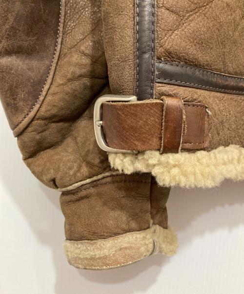 VANSON（バンソン）VANSON (バンソン) B-3ムートンジャケット / 大戦モデル ブラウン サイズ:38の古着・服飾アイテム