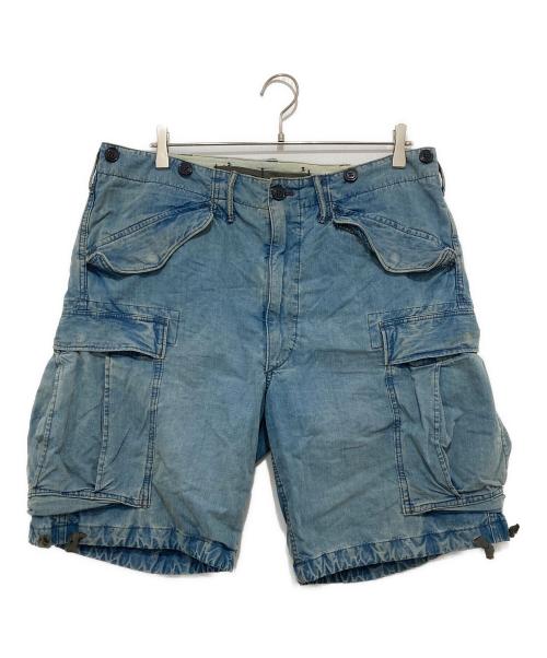 RRL（ダブルアールエル）RRL (ダブルアールエル) カーゴハーフパンツ インディゴ サイズ:33の古着・服飾アイテム