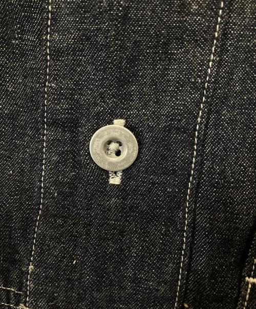 NIGEL CABOURN（ナイジェルケーボン）NIGEL CABOURN (ナイジェルケーボン) UTILITY SHIRTS S.S C/L DENIM（ユーティリティ シャツ デニム）　8020011501 インディゴ サイズ:50の古着・服飾アイテム