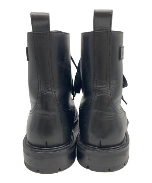 JIMMY CHOO（ジミーチュウ）JIMMY CHOO (ジミーチュウ) レースアップブーツ ブラック サイズ:43の古着・服飾アイテム