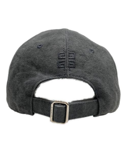 GIVENCHY（ジバンシィ）GIVENCHY (ジバンシィ) CURVED CAP W/LOGO グレーの古着・服飾アイテム
