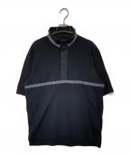 sacaiサカイ）の古着「切替ポロシャツ　20-02281M」｜ブラック