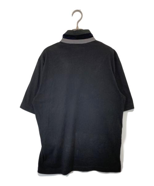 sacai（サカイ）sacai (サカイ) 切替ポロシャツ　20-02281M ブラック サイズ:1の古着・服飾アイテム