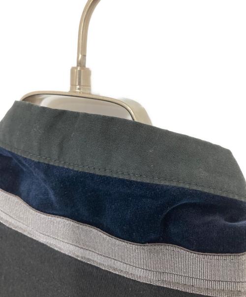 sacai（サカイ）sacai (サカイ) 切替ポロシャツ　20-02281M ブラック サイズ:1の古着・服飾アイテム