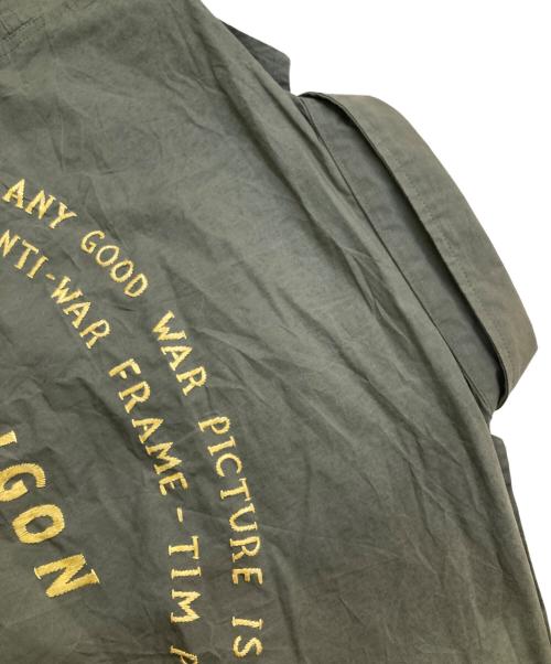 NIGEL CABOURN（ナイジェルケーボン）NIGEL CABOURN (ナイジェルケーボン) Souvenir Jacket（スーベニアジャケット）/ ベトジャン ファティーグジャケット　ミリタリージャケット　8036-00-30005 オリーブ サイズ:48の古着・服飾アイテム