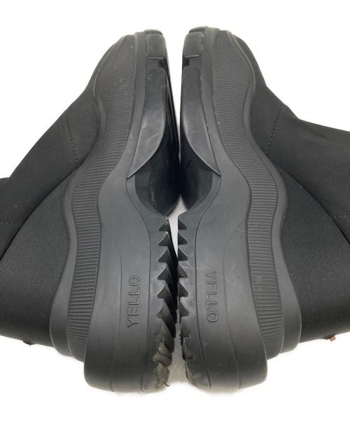 YELLO（イエロ）YELLO (イエロー) ロングブーツ ブラック サイズ:Lの古着・服飾アイテム
