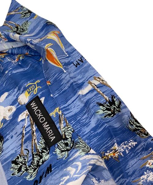 WACKO MARIA（ワコマリア）WACKO MARIA (ワコマリア) HAWAIIAN SHIRT ブルー サイズ:Mの古着・服飾アイテム