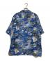 WACKO MARIA (ワコマリア) HAWAIIAN SHIRT ブルー サイズ:M：20000円