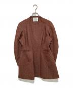 mame kurogouchi(マメクロゴウチ)マメクロゴウチ）の古着「Wool Smooth Flap Jacket」｜レッド