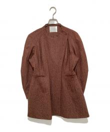 mame kurogouchi(マメクロゴウチ)（マメクロゴウチ）の古着「Wool Smooth Flap Jacket」｜レッド