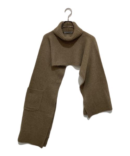 SANDBEIGE（サンドベージュ）SANDBEIGE (サンドベージュ) CLORIA PULLOVER ブラウン サイズ:記載無しの古着・服飾アイテム