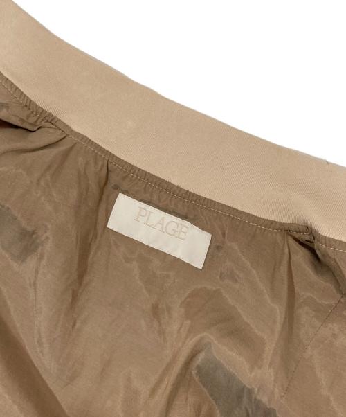 Plage（プラージュ）Plage (プラージュ) satin lightジャケット ベージュ サイズ:36の古着・服飾アイテム