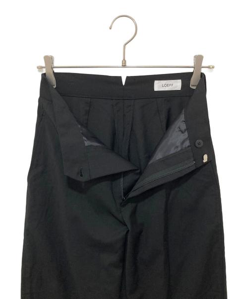 LOEFF(ロエフ)（ロエフ）LOEFF(ロエフ) (ロエフ) LF W TORO BONTANG TRS/ウールボンタンパンツ ブラック サイズ:00の古着・服飾アイテム