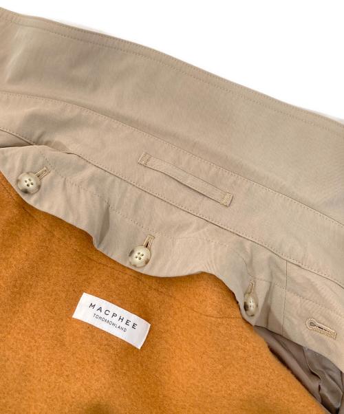 MACPHEE(マカフィー)（マカフィー）MACPHEE(マカフィー) (マカフィー) シャンブレーツイルトレンチコート ブラウン サイズ:34の古着・服飾アイテム