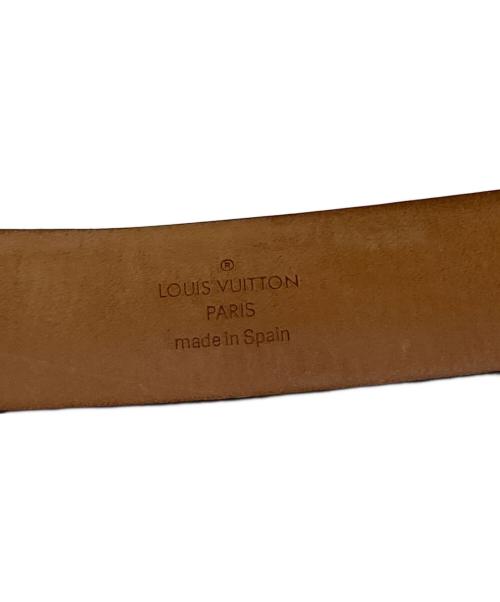 LOUIS VUITTON（ルイ ヴィトン）LOUIS VUITTON (ルイ ヴィトン) サンチュール キャレ ブラウン サイズ:32の古着・服飾アイテム