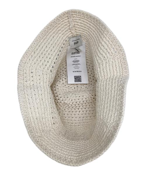 AMI Alexandre Mattiussi（アミアレクサンドルマテュッシ）AMI Alexandre Mattiussi (アミアレクサンドルマテュッシ) メッシュパッチハット ベージュの古着・服飾アイテム