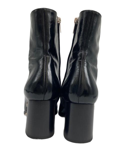 JIMMY CHOO（ジミーチュウ）JIMMY CHOO (ジミーチュウ) BRYELLE 65 エナメルブーツ ブラック サイズ:39の古着・服飾アイテム