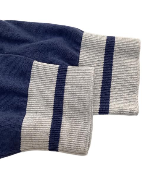 BRUNELLO CUCINELLI（ブルネロクチネリ）BRUNELLO CUCINELLI (ブルネロクチネリ) コットンジップカーディガン ブルー サイズ:48の古着・服飾アイテム