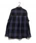AURALEE (オーラリー) SUPER LIGHT WOOL CHECK SHIRT（宇s－パーライトウールチェックシャツ）/ A9AS01LC ネイビー サイズ:5：18000円