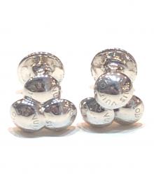 LOUIS VUITTON（ルイ ヴィトン）の古着「LOUIS VUITTON ルイ ヴィトン ブトン ドゥ マンシェット モチーフ ブーケドクルー カフス M30566 MI0084」｜ブラウン