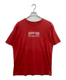 stussy（ステューシー）の古着「WCT プリントTシャツ　 OLD STUSSY ワールド・トレード・センター」｜レッド