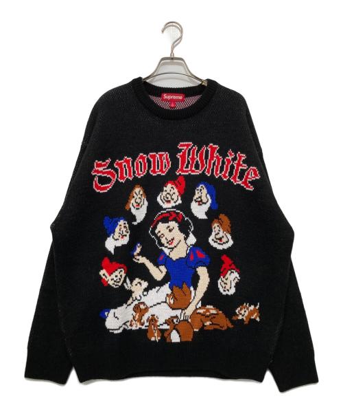 SUPREME（シュプリーム）Supreme (シュプリーム) Disney (ディズニー) SNOW WHITE SWEATER ブラック サイズ:Lの古着・服飾アイテム
