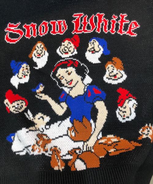 SUPREME（シュプリーム）Supreme (シュプリーム) Disney (ディズニー) SNOW WHITE SWEATER ブラック サイズ:Lの古着・服飾アイテム