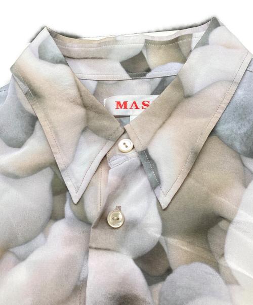 masu（エムエーエスユー）masu (エムエーエスユー) PRINT SILK SHIRT ピンク サイズ:46の古着・服飾アイテム