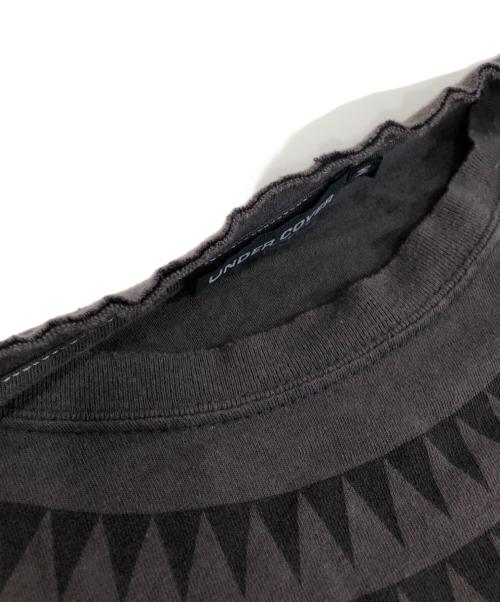 UNDERCOVER（アンダーカバー）UNDERCOVER (アンダーカバー) GIZ柄Tシャツ　プリントTシャツ グレー サイズ:Mの古着・服飾アイテム