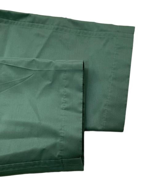 AURALEE（オーラリー）AURALEE (オーラリー) SILK POLYESTER GROSGRAIN SOUTIEN COLLAR COAT（シルクポリエステルグログランステンカラーコート）　25SS　A225C01GR グリーン サイズ:4の古着・服飾アイテム